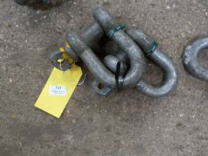 *Pair of 8.5ton D-Shackles