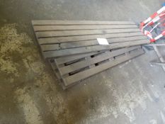 *Three Wooden Duckboards