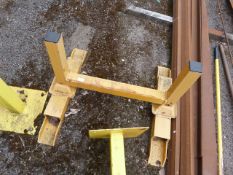 *Three Steel Low Trestles 60cm wide