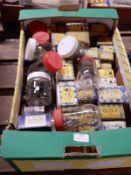 *Box Containing Brass Screws, Nails, and Fixings