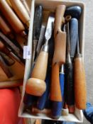 *Joiners Chisels, Spoke Shave, etc.