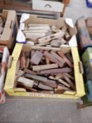 *Two Boxes of Assorted Wood Turning Blanks