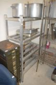 *Four Tier Aluminium Shelving Unit