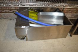 *Stainless Steel Box Containing Assorted Fryer Accessories