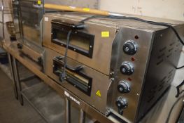 Single Phase Two Deck Electric Pizza Oven