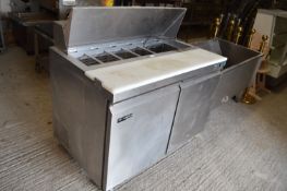 *Capital Pizza/Salad Preparation Unit over Refrigerated Two Door Cupboard Unit