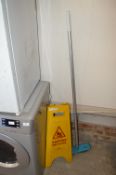 *Wet Floor Sign and Broom