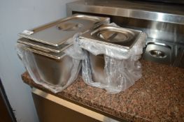 *4 New Bain Marie Inserts