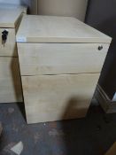 *Two Drawer Filing Cabinet on Wheels