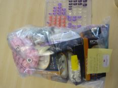 Quantity of Acrylic and Stick-On Nails (some glue