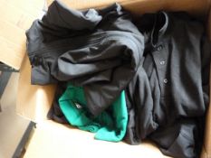 Box of Children's Clothing; Black Tops, Jackets, e