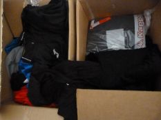 *Two Boxes of Clothing; Jumpers, Hoodies, Zip-Up To
