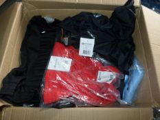 *Box of Sports Clothing; Shorts, Zip-Up Top , Jacke