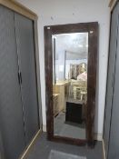 *Large Darkwood Framed Mirror