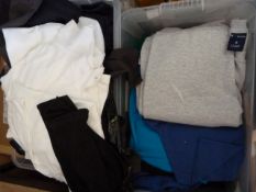 Two Boxes of Children's Clothing; Jumpers, Tops, e