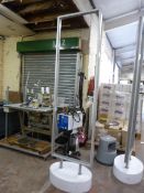 *Double Sided Aluminium Advertising Stand ~7ft hig