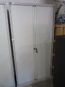 *6ft Stationery Cabinet with Tambour Doors and Key