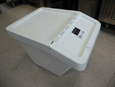 * flour bin with hinged lid - 400w x 550d x 450h