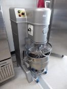 * Hobart 40quart floor standing mixer - single phase with bowls trolly and attachments. Recently