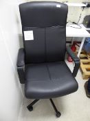 * Black executive swivel chair