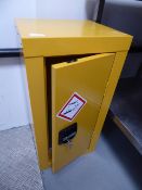 * nearly new chemical storage cupboard. Lockable 350w x 300 x 700h
