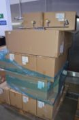 *22 Boxes of 6 Bonus Ceiling Lights in Satin Nickl