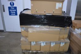 *17 Boxes of 6 Bonus Ceiling Lights in Satin Nickl