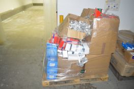 *Pallet of Mixed Lighting; Downlight Sets, Brass L