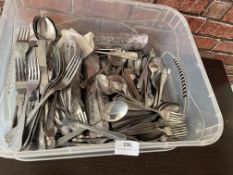 *Assorted Plain and Other King's Pattern Cutlery