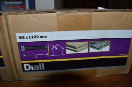 M8 x L 120mm Cup Square Bolts