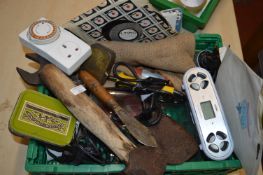 Miscellaneous Vintage Tools, Radio, Hairdryer, etc