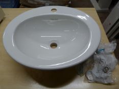 *Two Armitage Shanks White Ceramic Basins