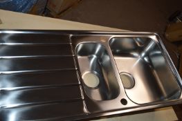 *Stainless Steel 1.5 Bowl Sink