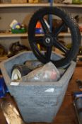 *Plastic Planter with Various Wheels