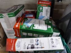 *Box of Fluid Master Fixtures and Fittings; Dual F