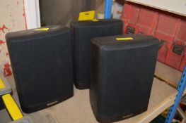 Three Panasonic Speakers EAS8E002-A