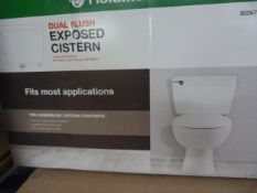 *Two Dual Flush Exposed Cisterns