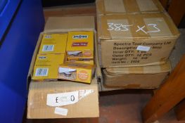 Three Boxes of 12 Spectra Circular Door Stops