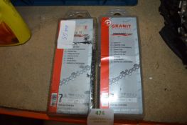 *Two Boxes of Granite Endurance Cut Chainsaw Chain