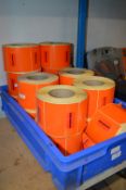 *~16 Rolls of 1000 Orange Quarantine Labels