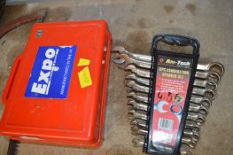 11pc Combination Spanner Set and Expo Mini Drill S