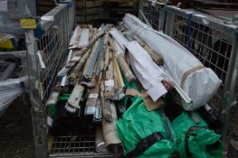 Stillage of Various Steel Edging, Trunking, Black