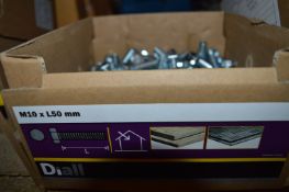Box of M10 x 50mm Hex PZP Screws