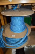 *Two Part Reels of 16mm Blue Nylon Rope