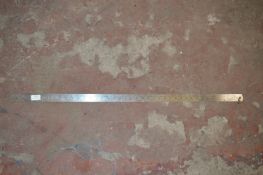 *1m Steel Rule with Conversion Factors and Tapping