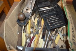 Woden No.04 Wood Plane, Cutlery, etc.