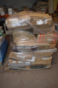 *Pallet of White Self Assembly Cabinet and Other I
