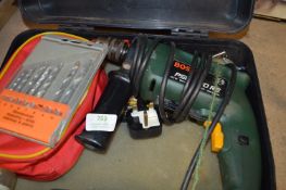 Bosch PSB 420 RE 240v Drill and Drill Bits