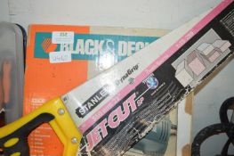 Black & Decker Jig Saw and a Stanley Jet Cut Saw