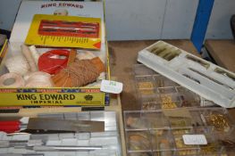 Assorted Model Making Equipment Including Ship Par